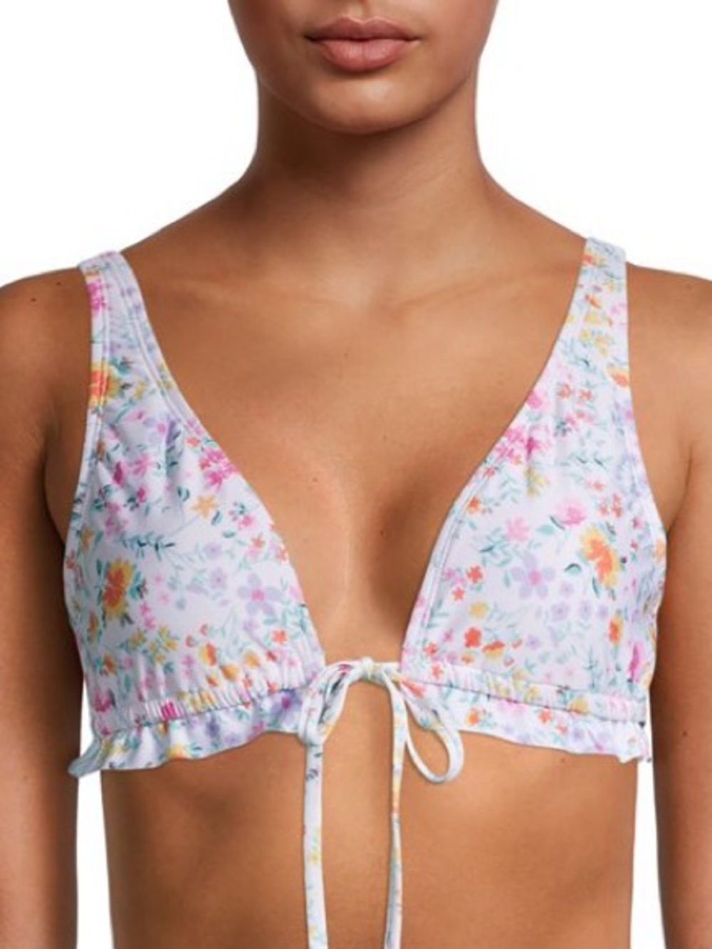 NWT Social Angel Floral Bikini Top - Picture 3 of 6